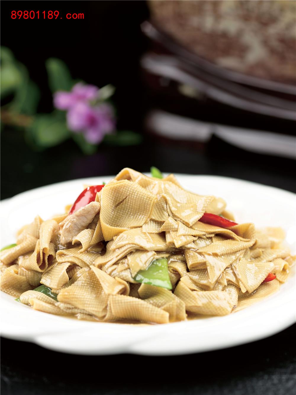 尖椒干豆腐